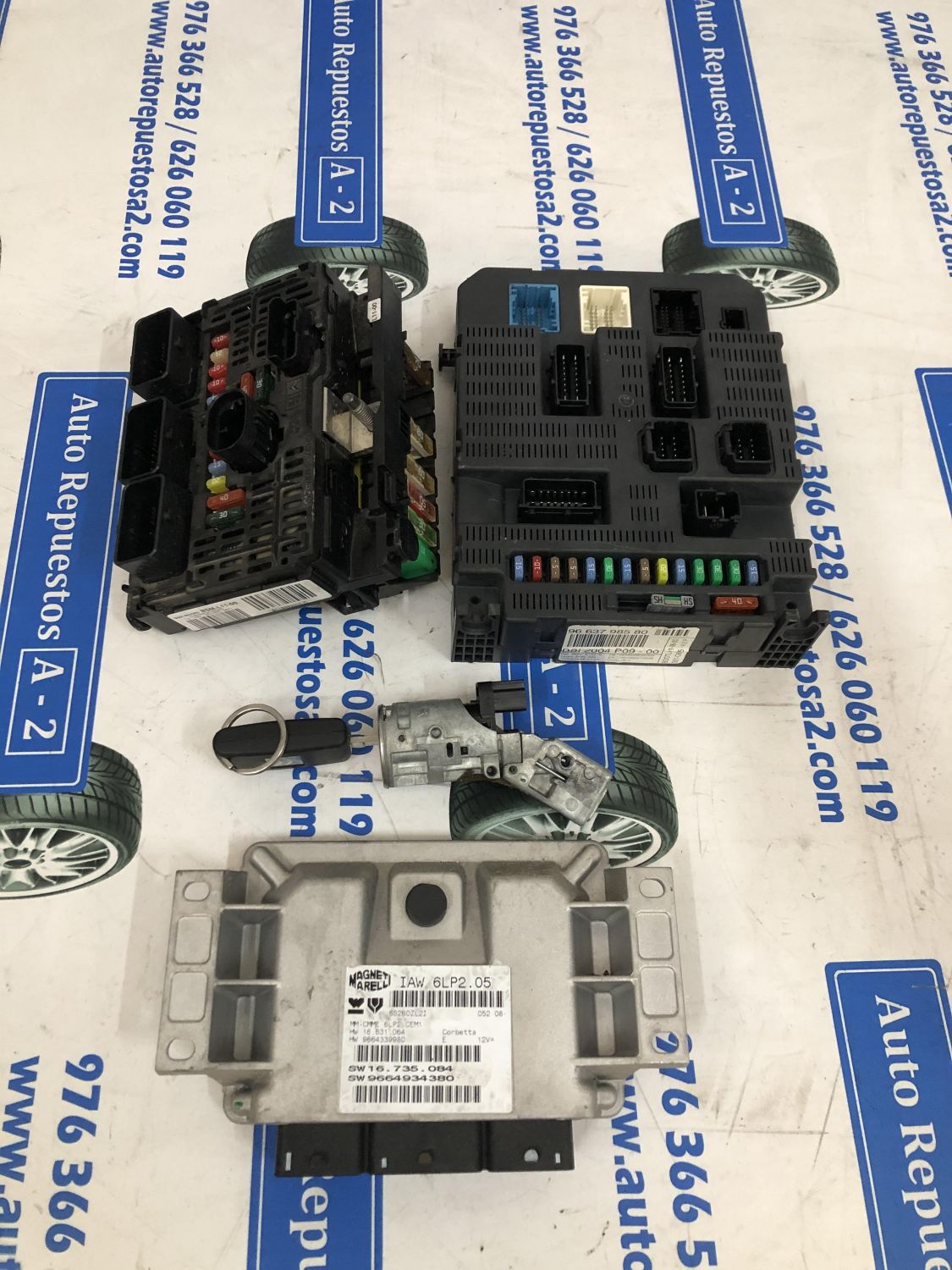 CONJUNTO LLAVE CITROEN C4 2008