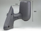 RETROVISOR IZQUIERDO MANUAL BRAZO CORTO FORD TRANSIT 2000-2006