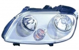 FARO IZQUIERDO H7+H1 (FONDO CROMADO) VOLKSWAGEN TOURAN 2003-