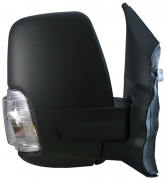 ESPEJO RETROVISOR MANUAL BRAZO CORTO CON INTERMITENTE BLANCO DERECHO (2PINES) FORD TRANSIT 2014-