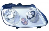 FARO DERECHO H7+H1 (FONDO CROMADO) VOLKSWAGEN TOURAN 2003-