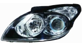 FARO DELANTERO ELECTRICO IZQUIERDO FONDO NEGRO HYUNDAI I30 2007-2012