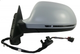 ESPEJO RETROVISOR ELECTRICO TERMICO IZQUIERDO IMPRIMADO PLEGABLE ELECTRICAMENTE AUDI A 3 2008-2010 3P (10PINES)